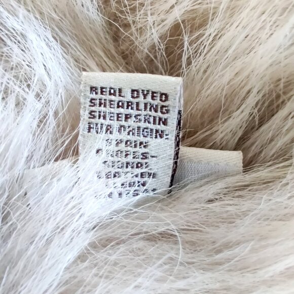 Like New UGG Blond Shearling Snood Muffler Scarf - Picture 7 of 7